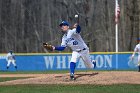 Baseball vs Emerson  Wheaton College Baseball vs Emerson College. - Photo By: KEITH NORDSTROM : Wheaton, Baseball